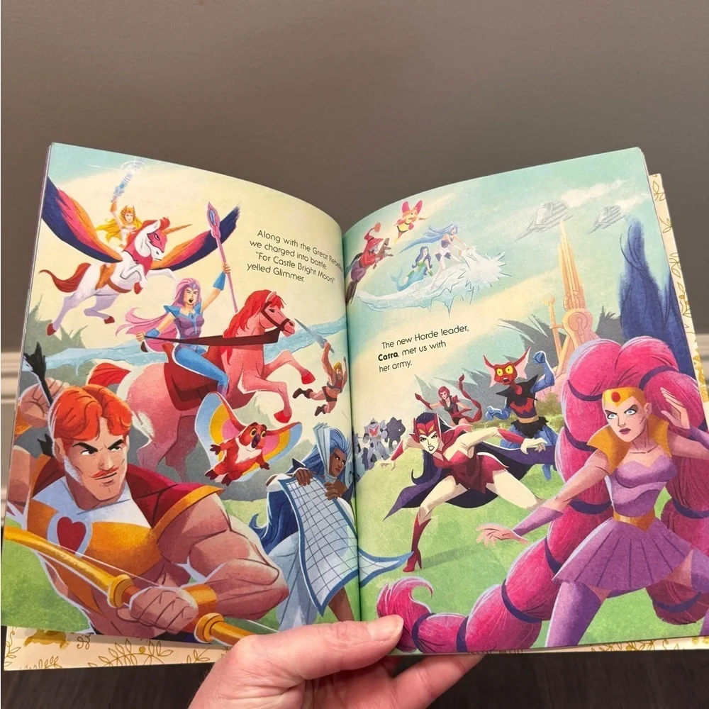 She-Ra Princess of Power Hardcover Book - Pink and Yellow Toddler Baby Kid